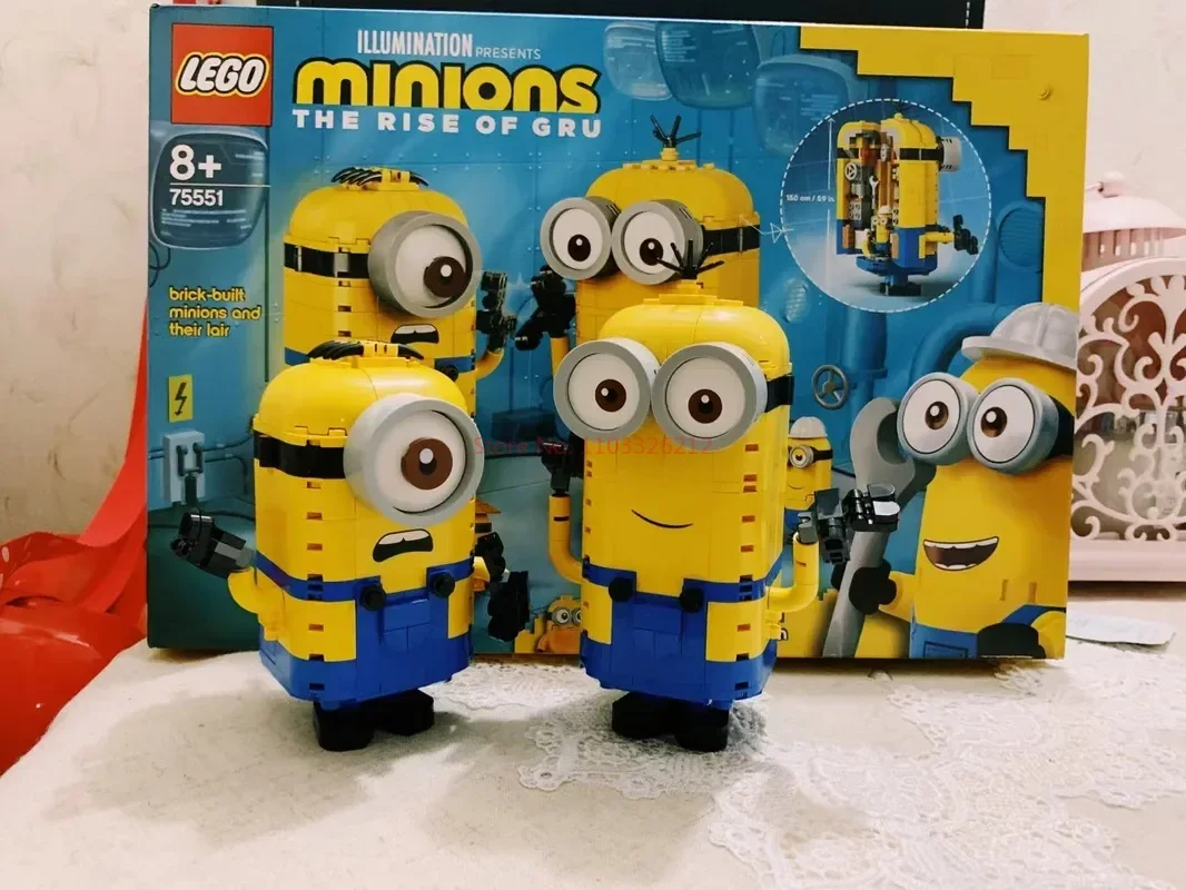 2024 Minionsed Me игрушки фигурки Стюарт Кевин Боб 3d глаза мини-фигурки Детские кубики на