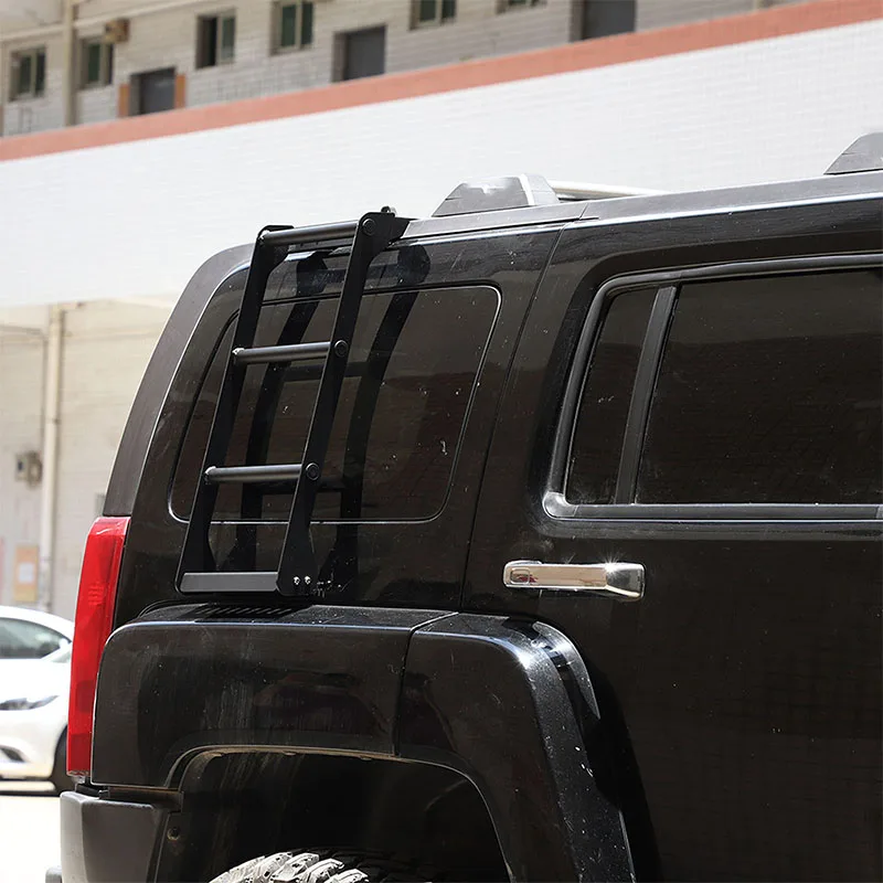 Для 2005-2009 Hummer H3 черное автомобильное заднее окно из алюминиевого сплава боковые