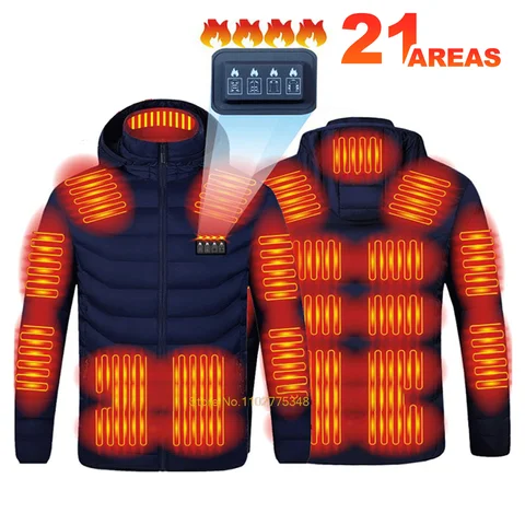 Куртка с подогревом, зимнее термобелье с USB, женский и мужской жилет, одежда с подогревом для 2-21 отдыха, охоты, кемпинга, пешего туризма, катания на лыжах, пальто