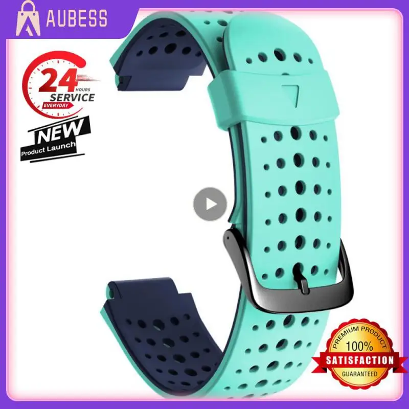 

1~5PCS Dont Grind Breathable Two-color Replace Apply To Garmin Safety Strap Soft Easy To Disassemble Wristband Not Stuffy