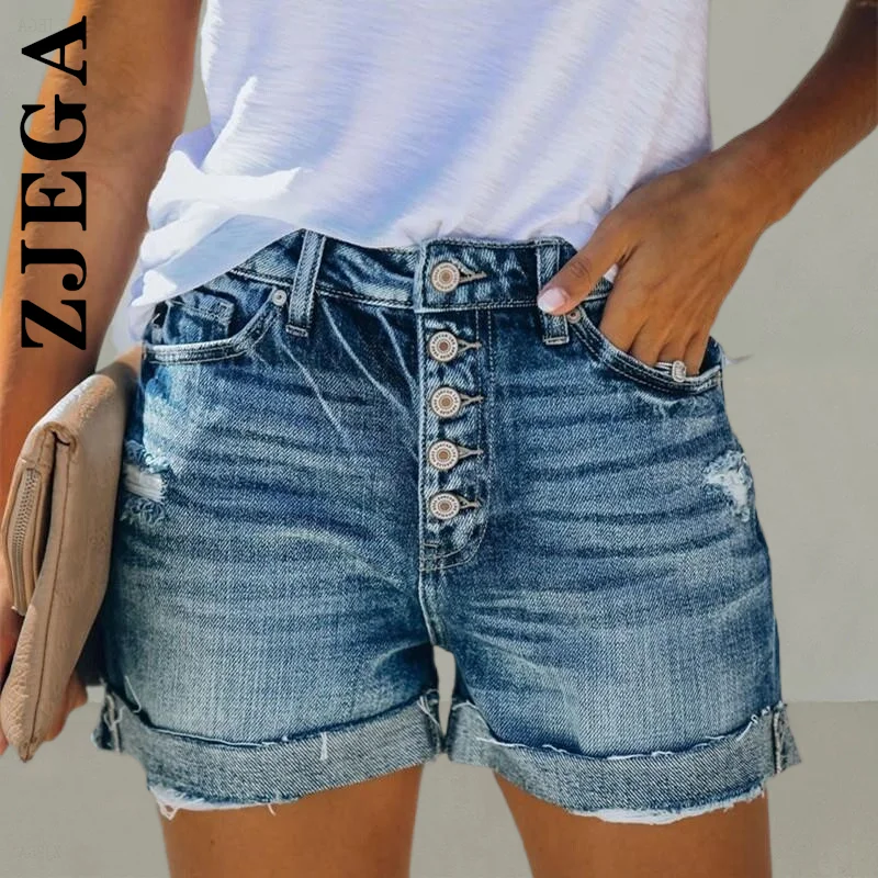 

Джинсовые шорты Zjega с высокой талией Y2k2022, женские джинсы, свободные Молодежные мешковатые широкие прямые женские джинсовые шорты