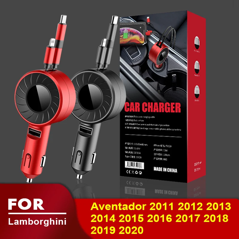 

USB Type C Car Charger for iPhone Android HUAWEI HONOR Xiaomi POCO Redmi Samsung Galaxy Realme UMIDIGI for Lamborghini Aventador