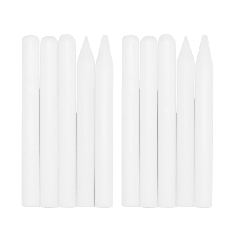

10Pcs/Set Knock Down Tap Down Tools White Nylon Pen Knock Down Tool Paintless Dent Repair Tools Hand Tool