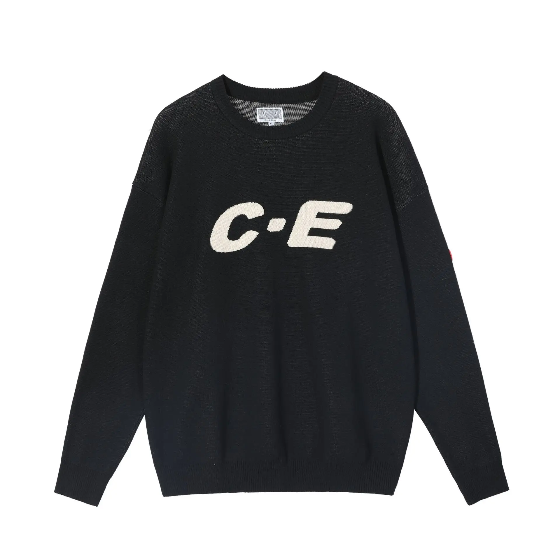 

Новинка 2022, мужские роскошные мужские классические трикотажные Повседневные свитера CAVEMPT C.E, пуловеры, размер с азиатской вставкой, высокое ...