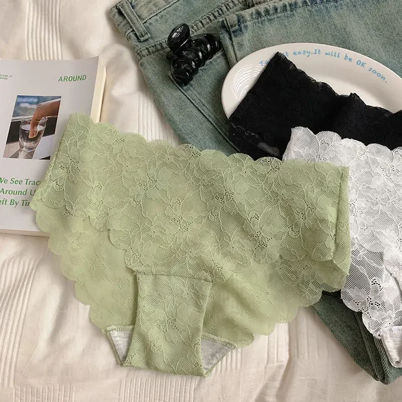 Оригинальное сексуальное кружевное нижнее белье для женщин с низкой талией без