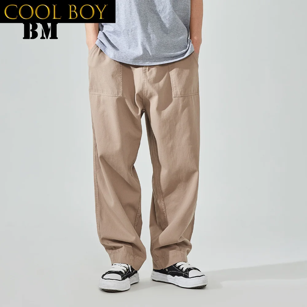 J BOYS Boutique Streetwear Fashion Casual Cargo Pants Men'S Clothing 2021 Harajuku Straight Trousers Japanese Hip Hop Loose Over