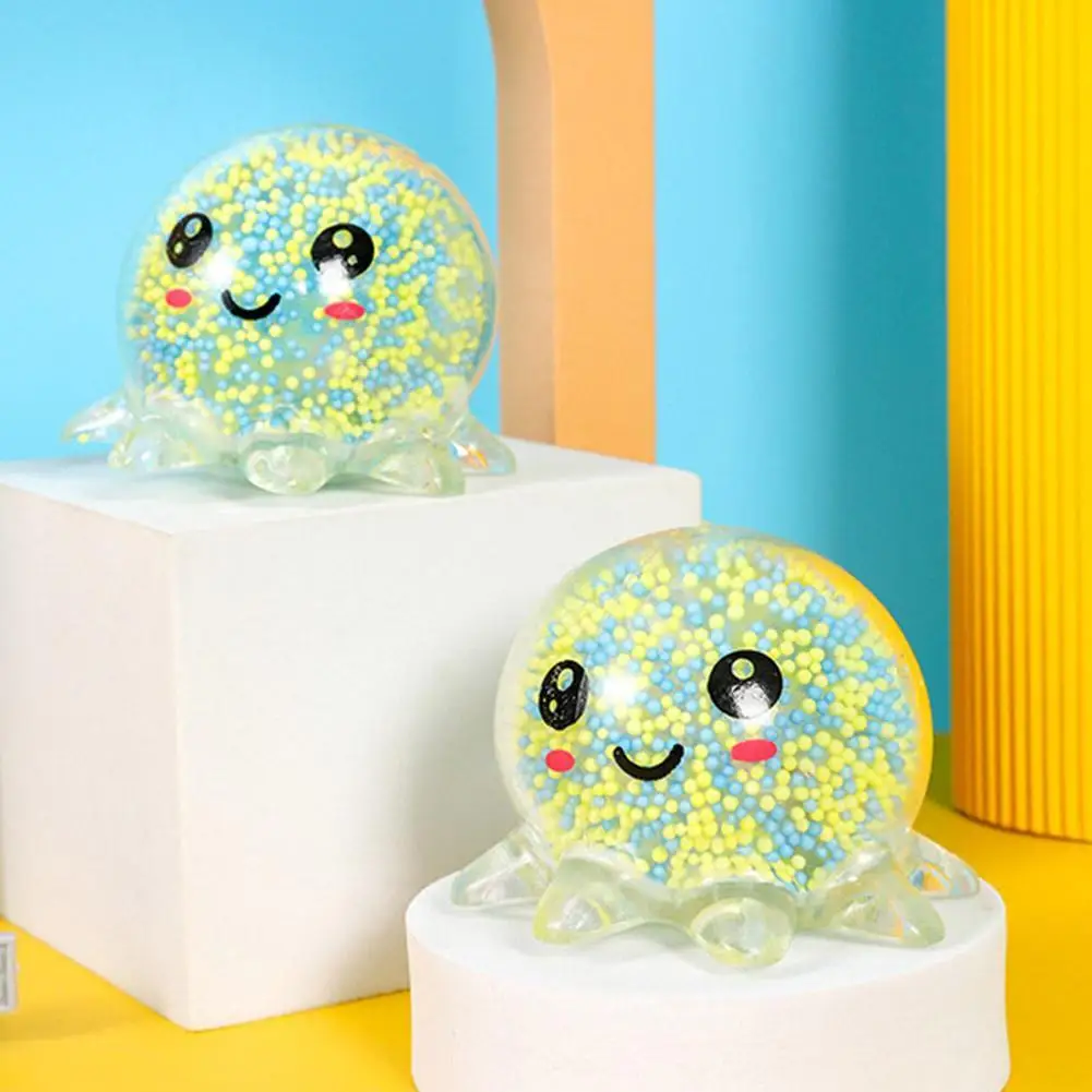 Светящийся светлый кальмар вентиляционный шар сжимаемые игрушки игрушка для