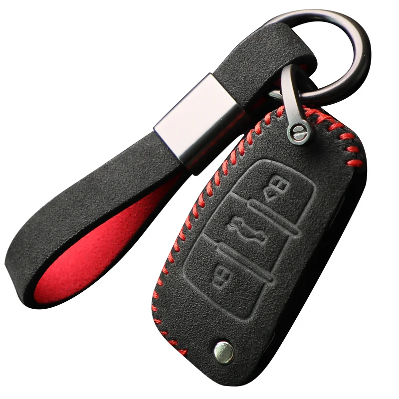 

5pcs Alcantara Suede Car Key Holder Case Key Fob for Audi A1 A3 A4 A5 A6 A7 A8 Q3 Q5 Q7 S4 S5 S6 S7 S8 R8 TT Accessories Cov