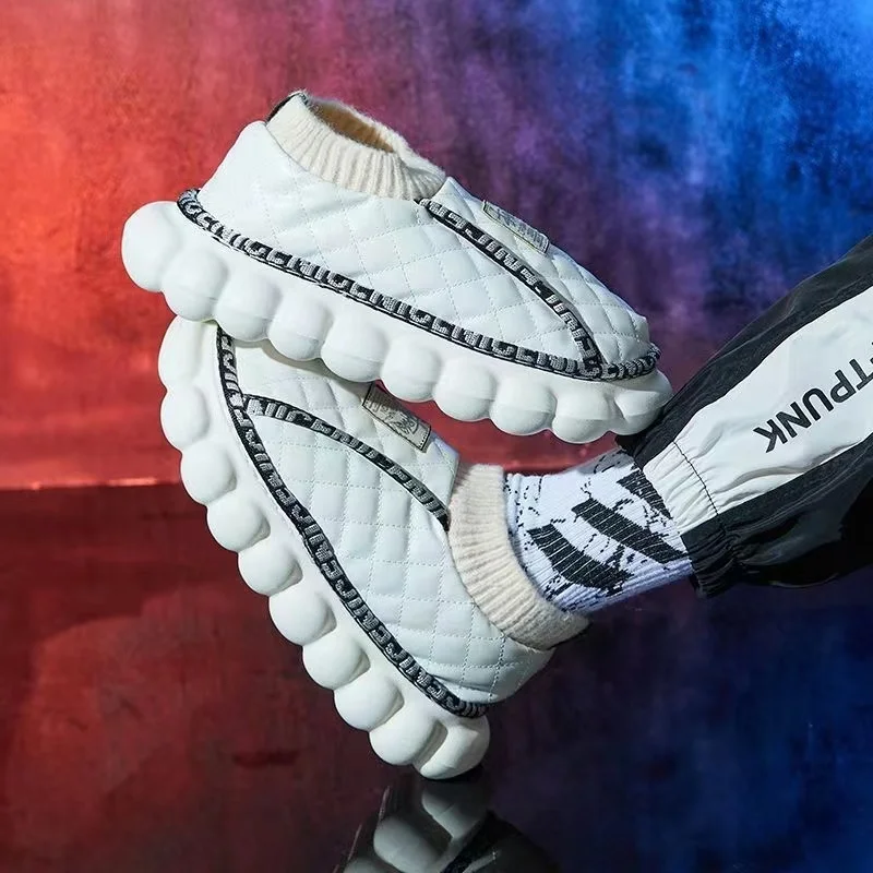 

Тапочки домашние хлопковые для мужчин и женщин, Нескользящие, толстая подошва, деревянный пол, хлопковая ткань, для дома, Осень-зима