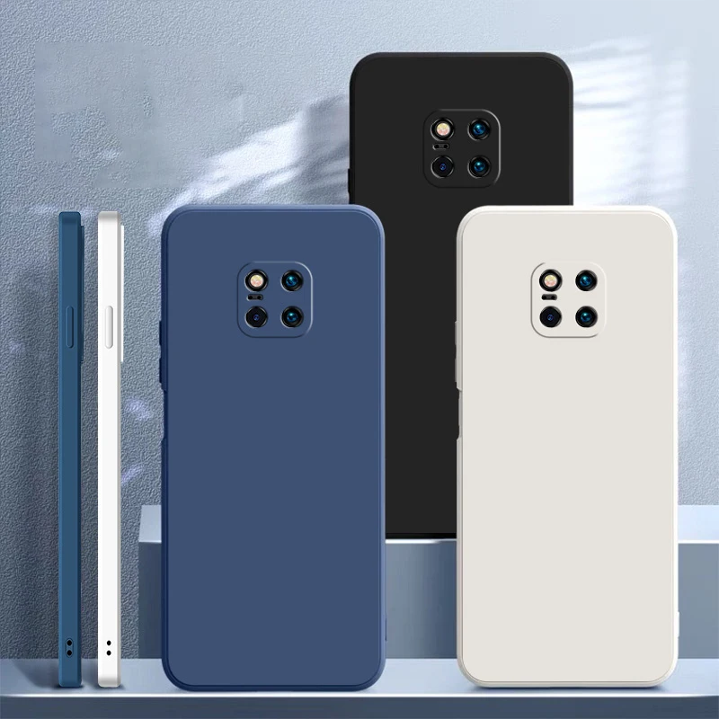 Оригинальный квадратный жидкий силиконовый чехол для Mate 20 Pro Lite X 20X 20Pro 20Lite