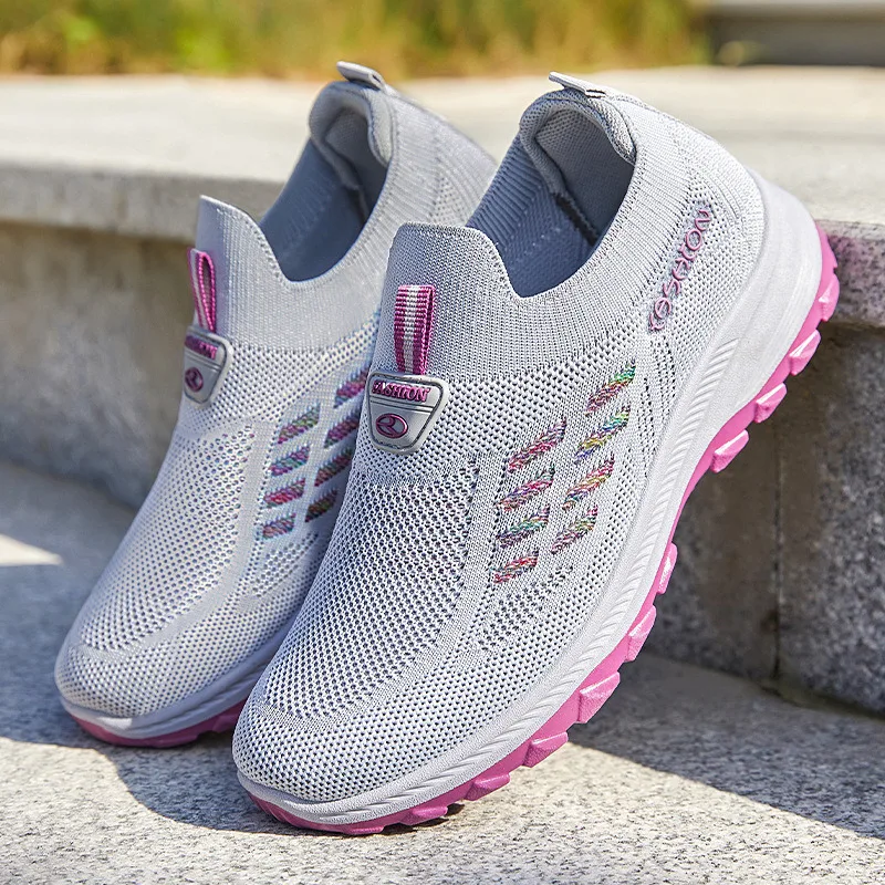 

Breathable Slip-On Soft Sole Shoes for Middle-Aged Women