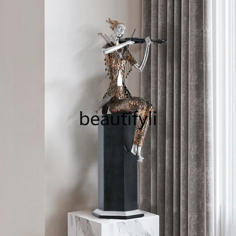 Современная креативная напольная фигура скульптура для гостиной входа большое