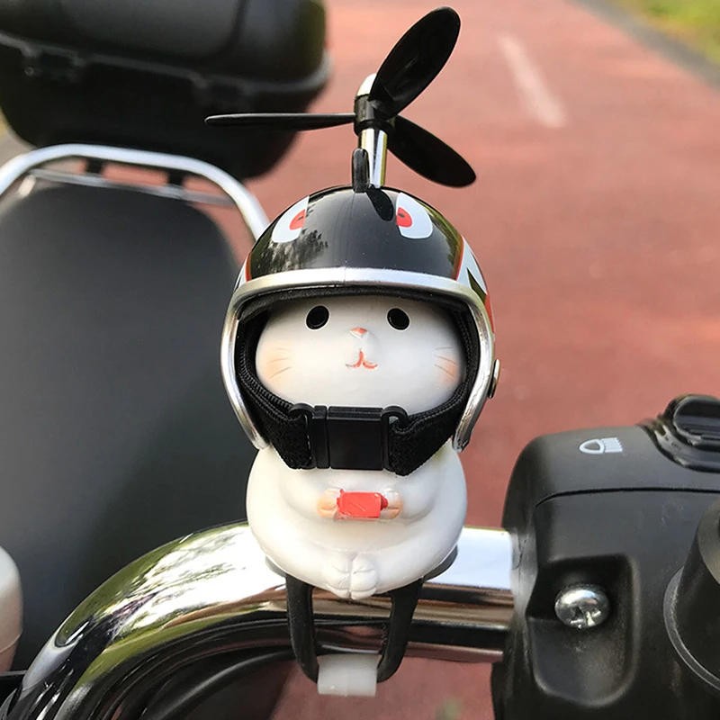

Bike Cat Motorcycle Decoration Car Bell Dashboardaccessoriesbells Handlebar Horns Kids Ornaments Helmethorn Figurines