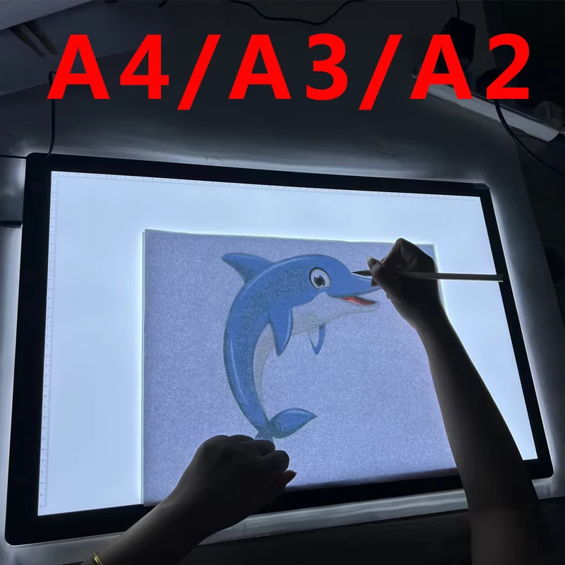 Планшет для рисования A4/A3/A2 wacom, цифровой графический планшет со светодиодной подсветкой, для рисования бриллиантами, портативный планшет для просмотра рентгеновских снимков