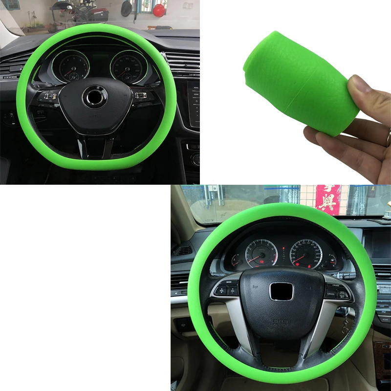 

NEW 1PCS Car-Styling Multi Color Soft Silicon Steering Wheel Cover Accessories FOR Haima 3 7 M3 M6 S5 JAC J2 J3 J4 J5 J7 S1 S3