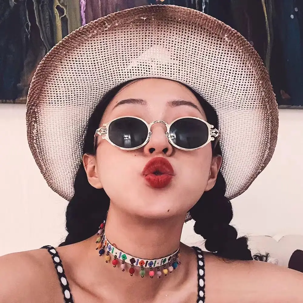 Металлические японские разноцветные очки с защитой от синего света