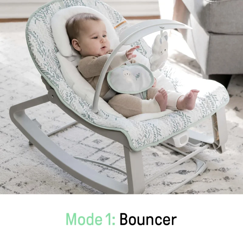 

Keep Cozy 3-in-1 Baby Bouncer Seat & Infant To Toddler Rocker Children's Bed Bases & Frames Bouncing, Rocking Bed