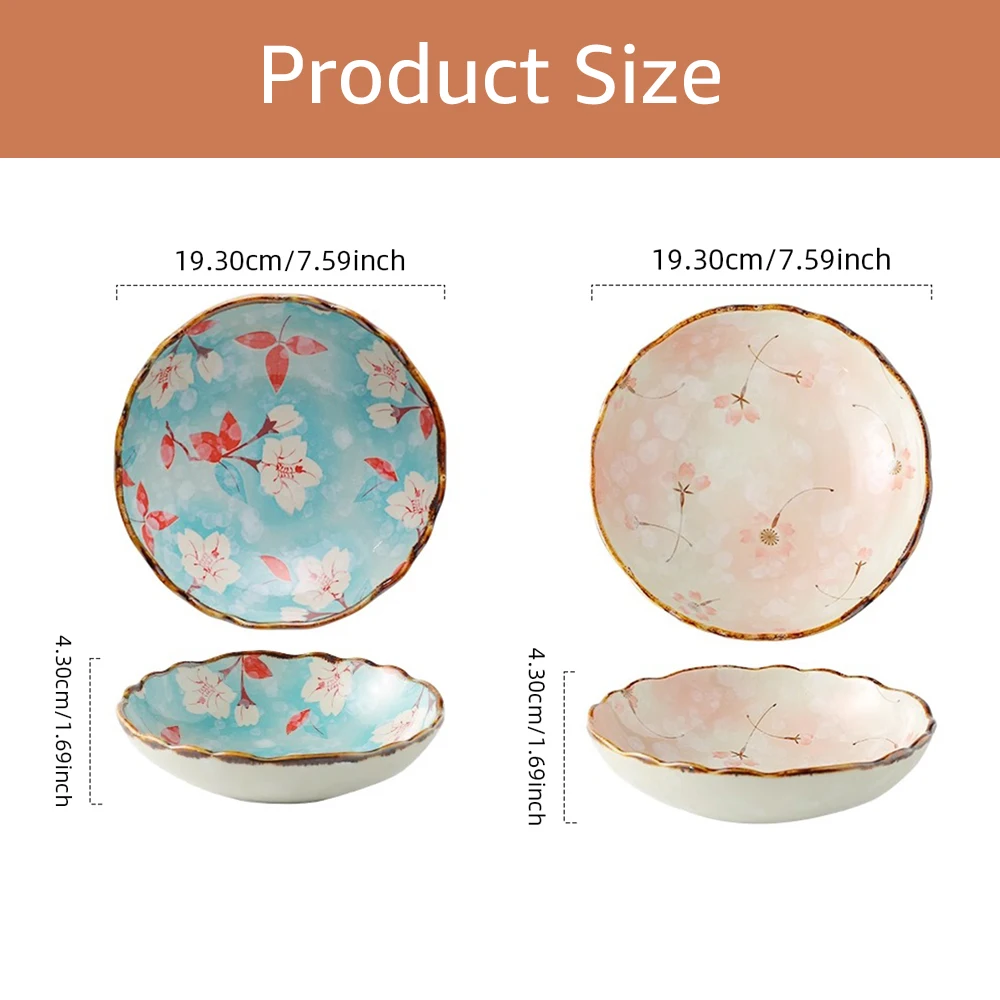 

MYVIT Керамические Обеденные Тарелки 2 шт