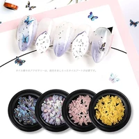 nail accessoires butterfly 3d nail art decorations stickers box jewelry decor for nails jewelry manicure tools nail supplies
