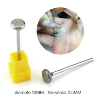2pcslot diamond nail drill milling cutter rotary burr cuticle clean bits apparatus for manicure nail files art tools