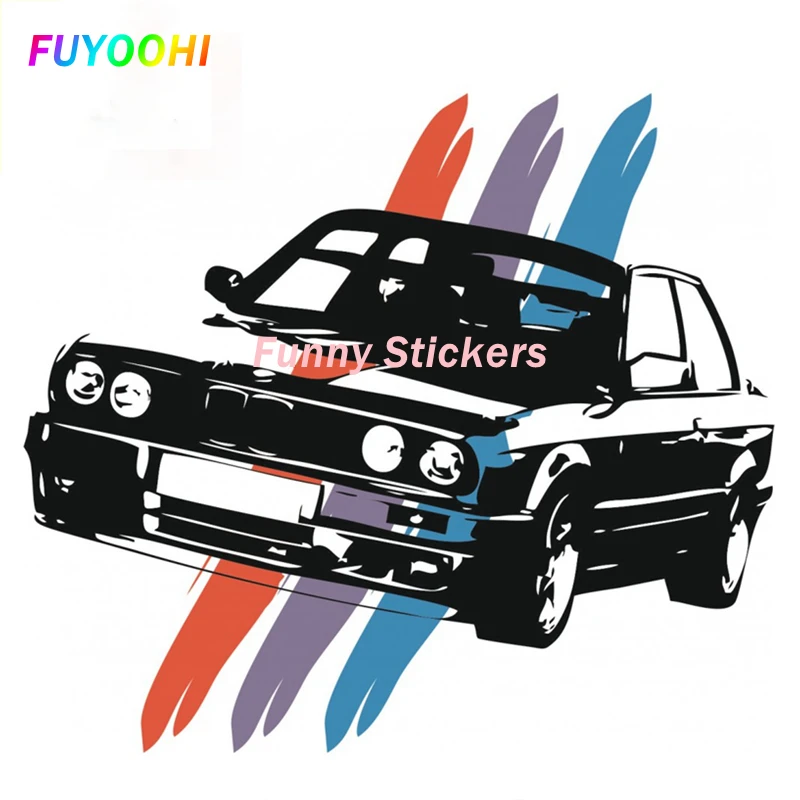 

FUYOOHI Play Stickers Creativity Funny Colorful Auto Automobile Decals for Car Sticker Car Styling Accessories 3 Color Bar PVC
