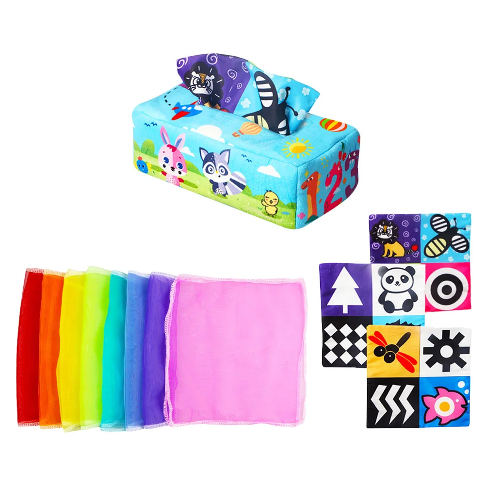 

1 Set Children’s Tissue Box Kids Early Educational Toy Child Sound Tissue Toy