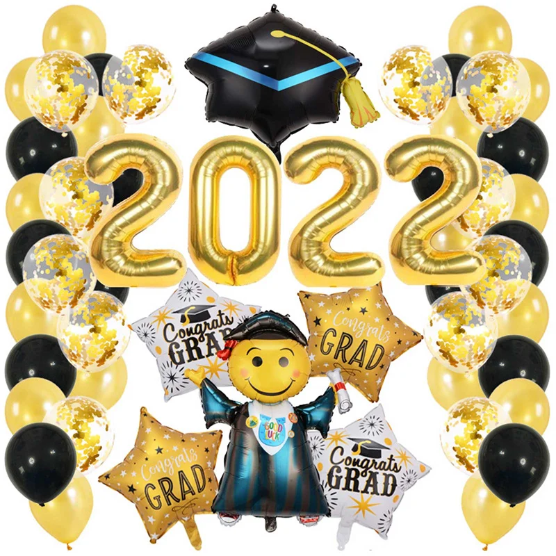 

2022 Graduation Balloon Set Music School Student Graduation Party Decoration Cartoon Doctor Aluminum Foil Balloon Doctor