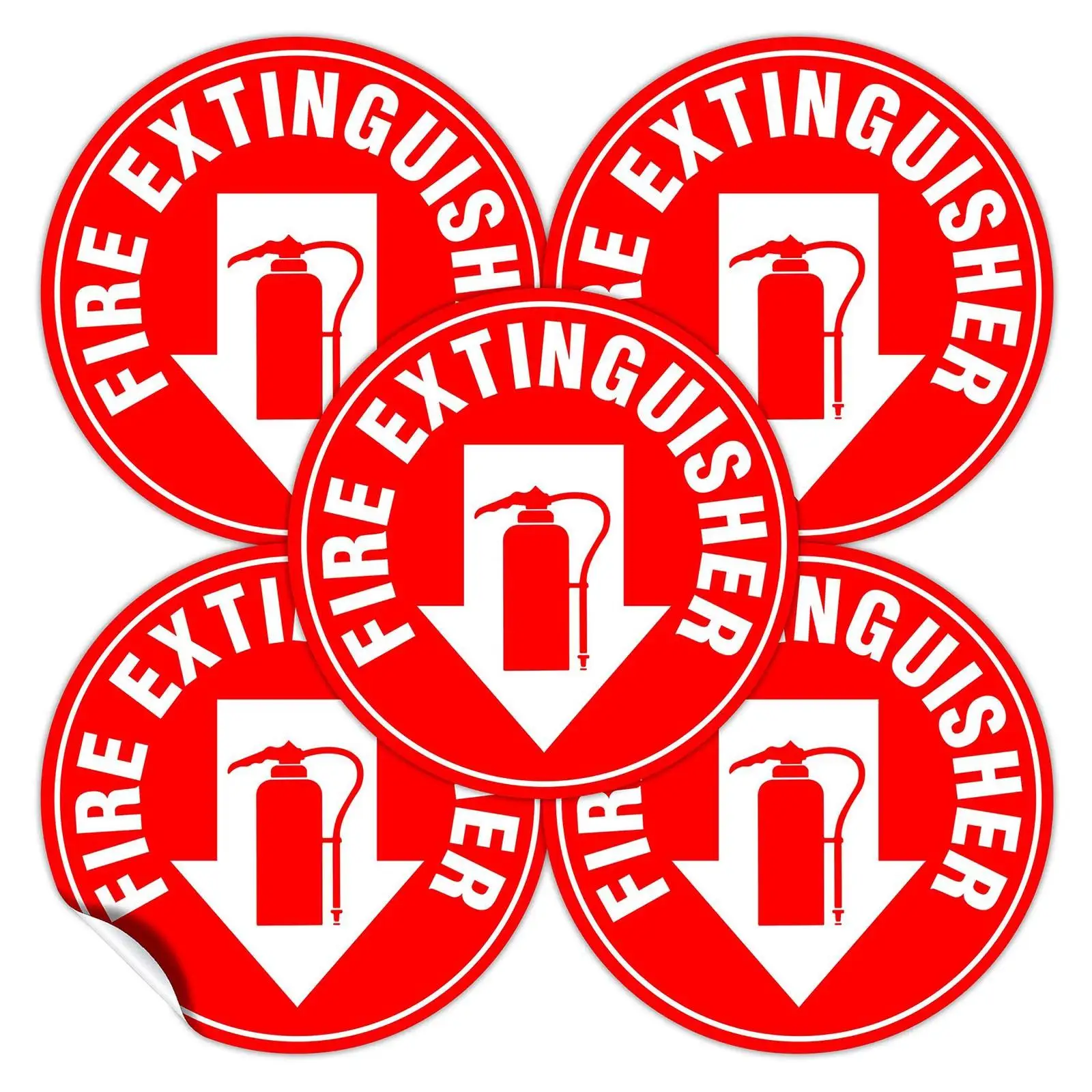 30 шт. самоклеящиеся огнетушители