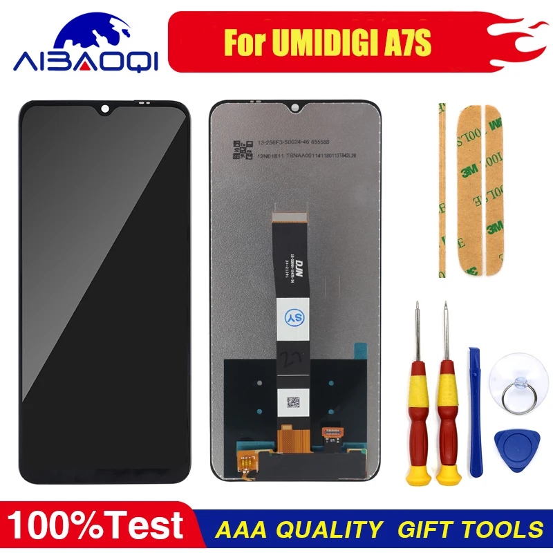 Новый ЖК-дисплей UMIDIGI A7S + дигитайзер сенсорного экрана протестированный ЖК-экран