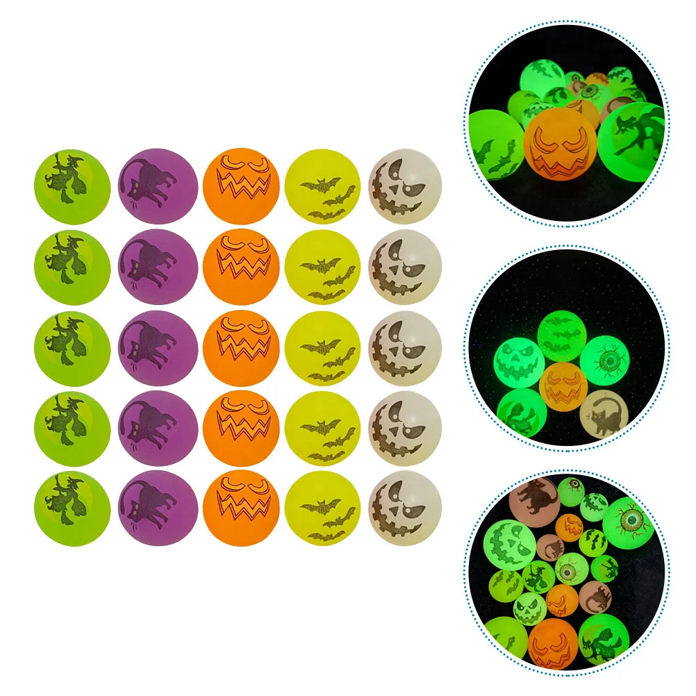 

Halloween Bouncy Party Kids Favors Glow Toys Bulk Bouncing Dark Rubber Fillers Goodie The Toy Glowing Carnival Favor Treat Game