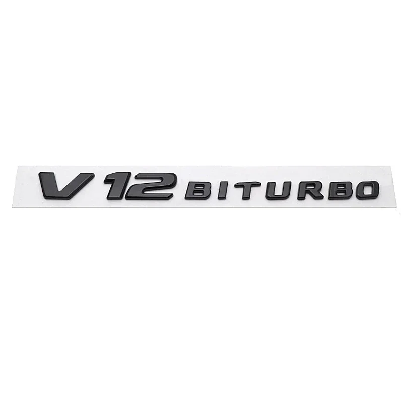 Наклейка на крыло автомобиля значок багажника для Mercedes Benz V12 BITURBO 2017-2021 W204 W205 W210 W212