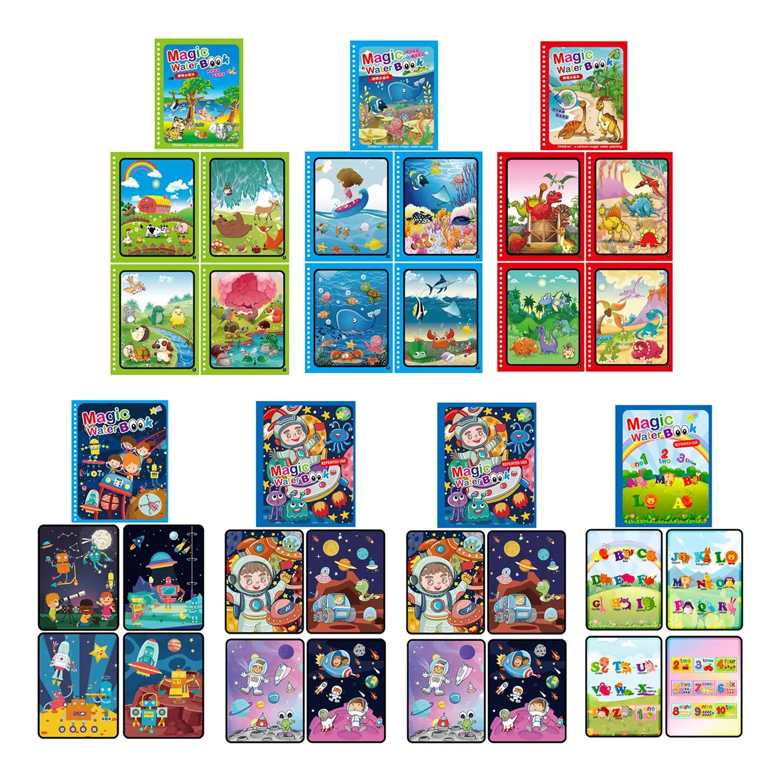 

Magic Water Drawing Book Water Drawing Dinosaurs Kids Toys Picture Girls