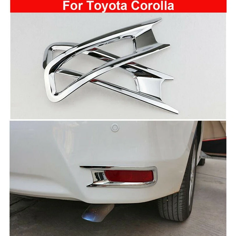 

2 шт., декоративная хромированная Обложка для Toyota Corolla 2014-2018