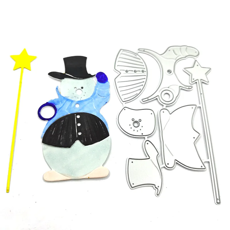 

2022 New Christmas Snowman New Die Metal Cutting Die Embossing Scrapbook Template Craft Cutting Die DIY Card Handmade