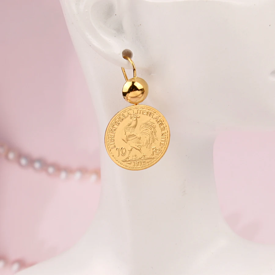 Женские серьги-подвески в этническом стиле