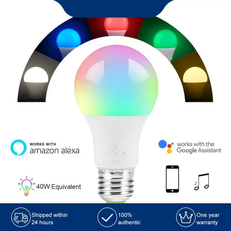 

Умная RGB-Колонка E27 с регулируемой яркостью, 4,5 Вт/6,5 Вт