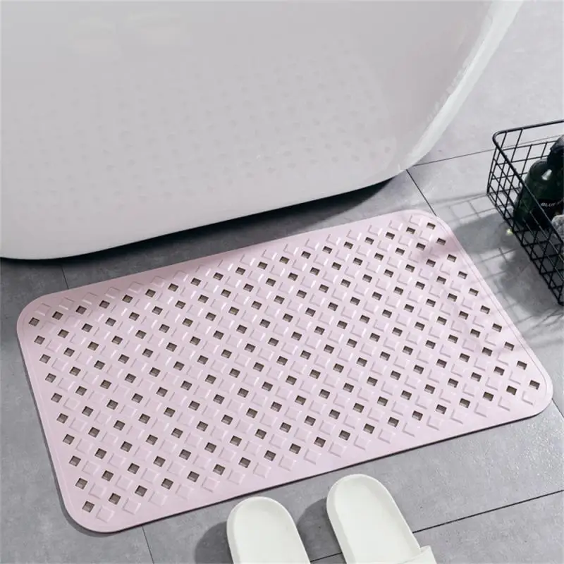 

Without Occupying Space Non-slip Mat Rectangle Mildew And Anti-slip Dots Stickers Adhesive Hook Hollowed-out Design Foot Mat