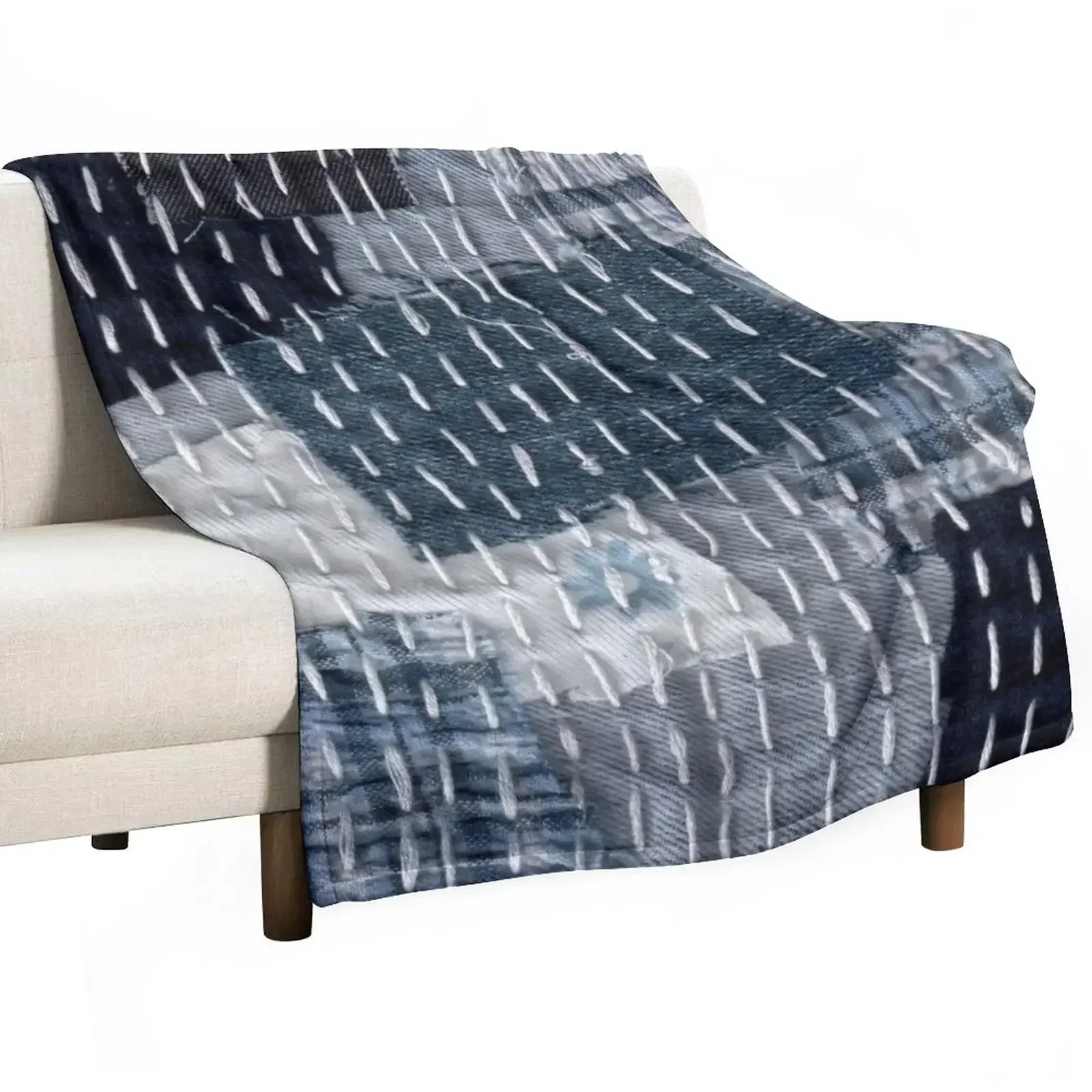 Джин Боро сашико ручной работы текстильный узор Плед Детские волосы Одеяла