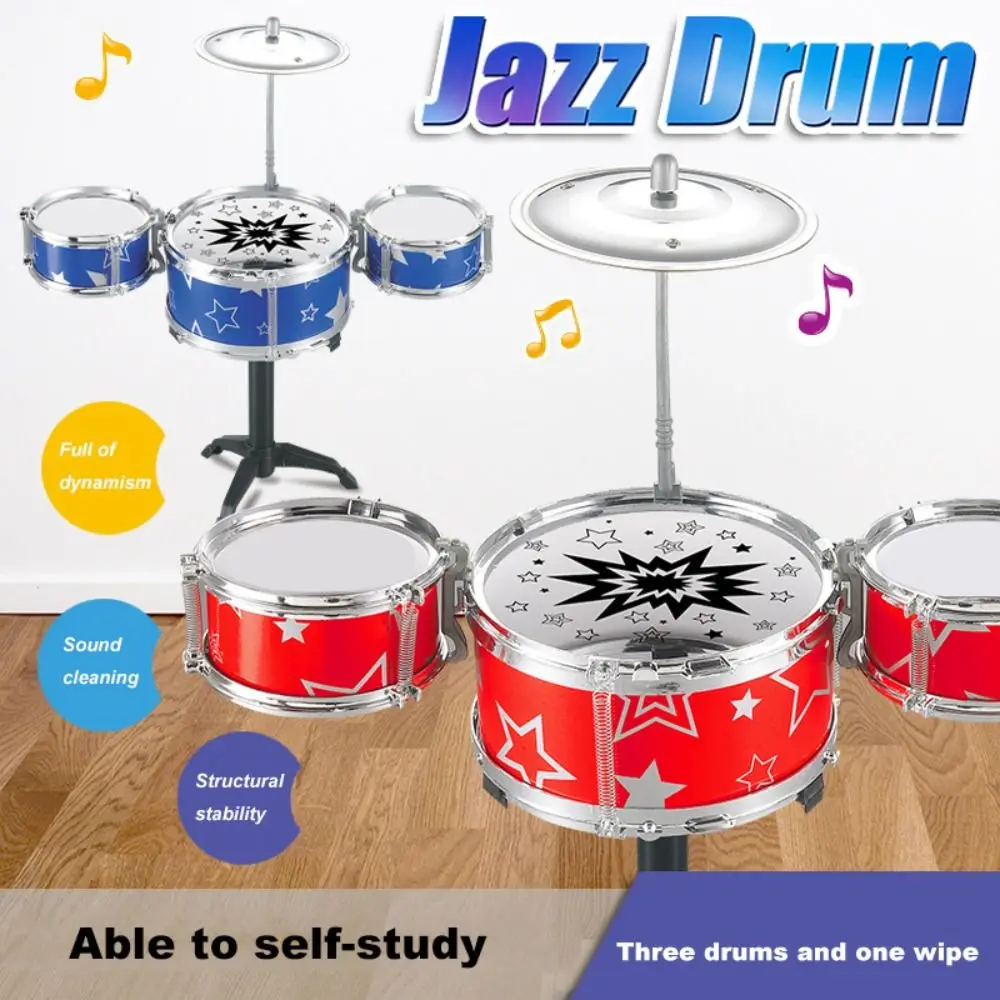 

with Drumsticks 5 Drums Musical Instruments Drum Sets Beat Simulation Jazz Drum Music 5 Drums Jazz Drum Music