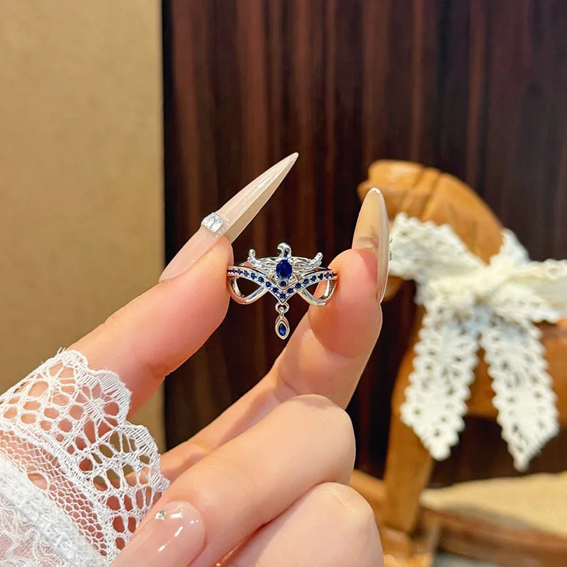 Фото Кольца Magic Style Bow Open с регулируемым размером, разноцветные, модные ювелирные украшения, аксессуары, подарок для поклонников, для повседневного ношения и косплея. №2