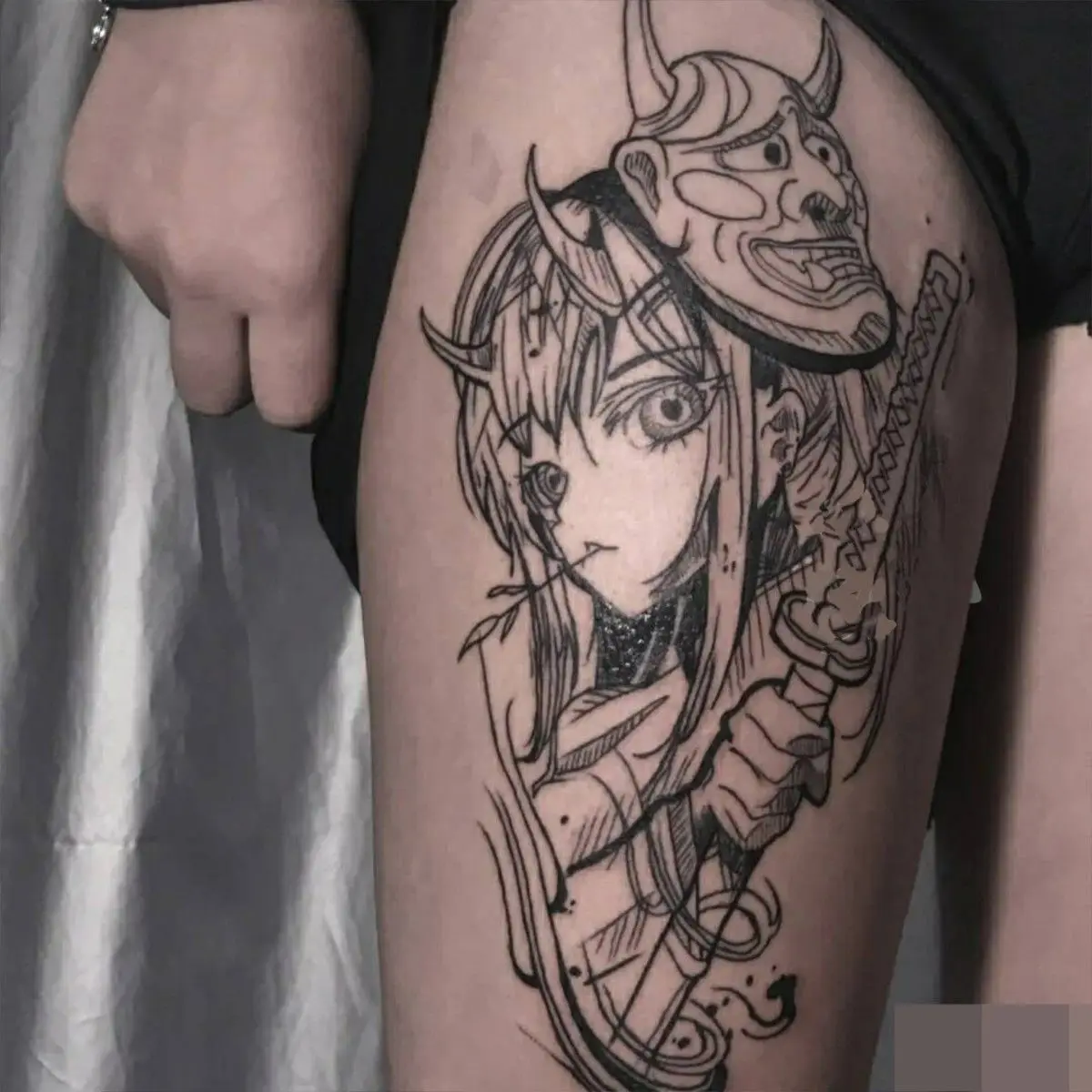 

Временная татуировка с травяным соком, водостойкая тату, мультяшная девушка, стойкие японские наклейки, гейши укийос, искусственные татуировки на руку для женщин