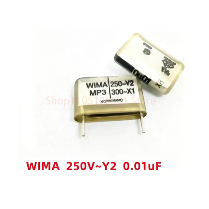Фото 5 шт. 275V-250V-MP3-Y2-X2-0.01UF-10nF-0u01 WIMA Аудио пленочный конденсатор №4