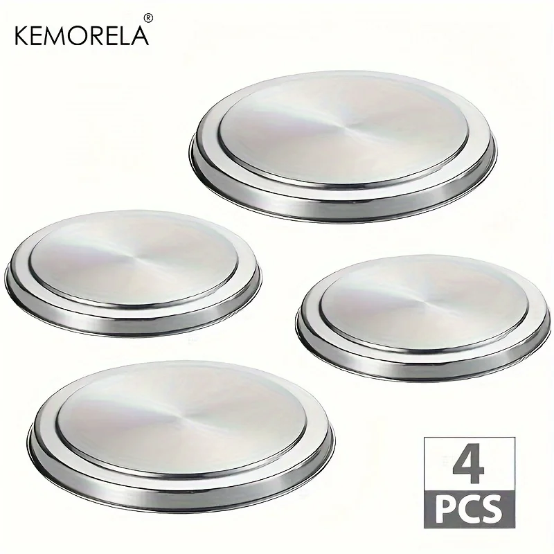 

Крышки для электрической плиты KEMORELA, нержавеющая сталь, 4 шт.