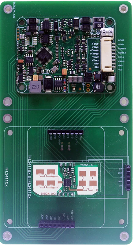Двухрежимный геомагнитный датчик парковочного пространства Smart Parking 24 ГГц Mmwave Front