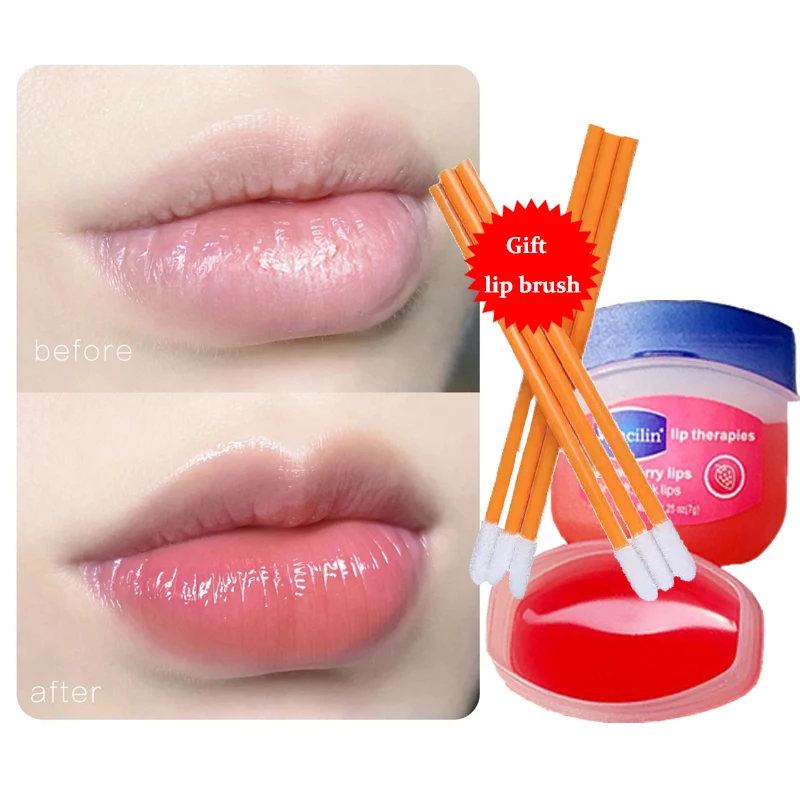 

Vaseline Lip Balm Day Night Moisturizing Lip Mask Lip Plumping Oil Anti-Crack Prevent Drying Remove Lip Lines Nourish Lips Care