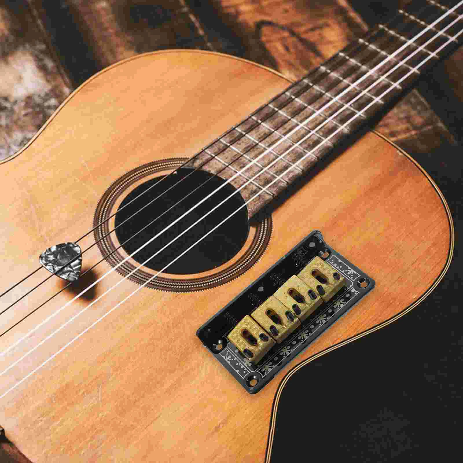 4-струнный винтажный бридж с фиксированным хвостовиком набор мостов винтами и