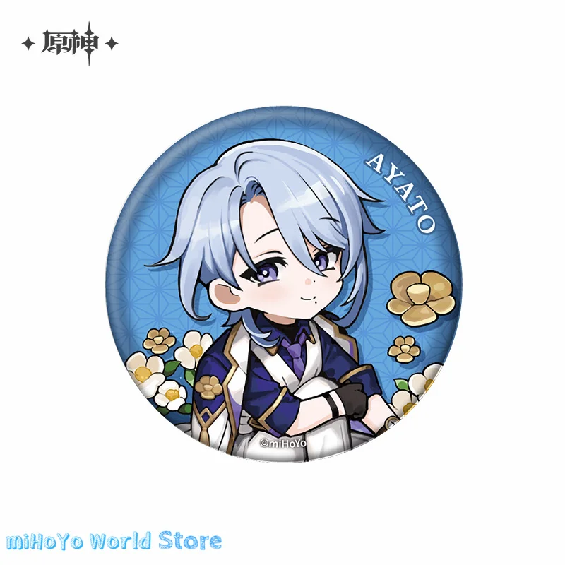 MiHoYo официальный подлинный Genshin Impact Подлинная тематическая серия Yae Miko Badge Sayu