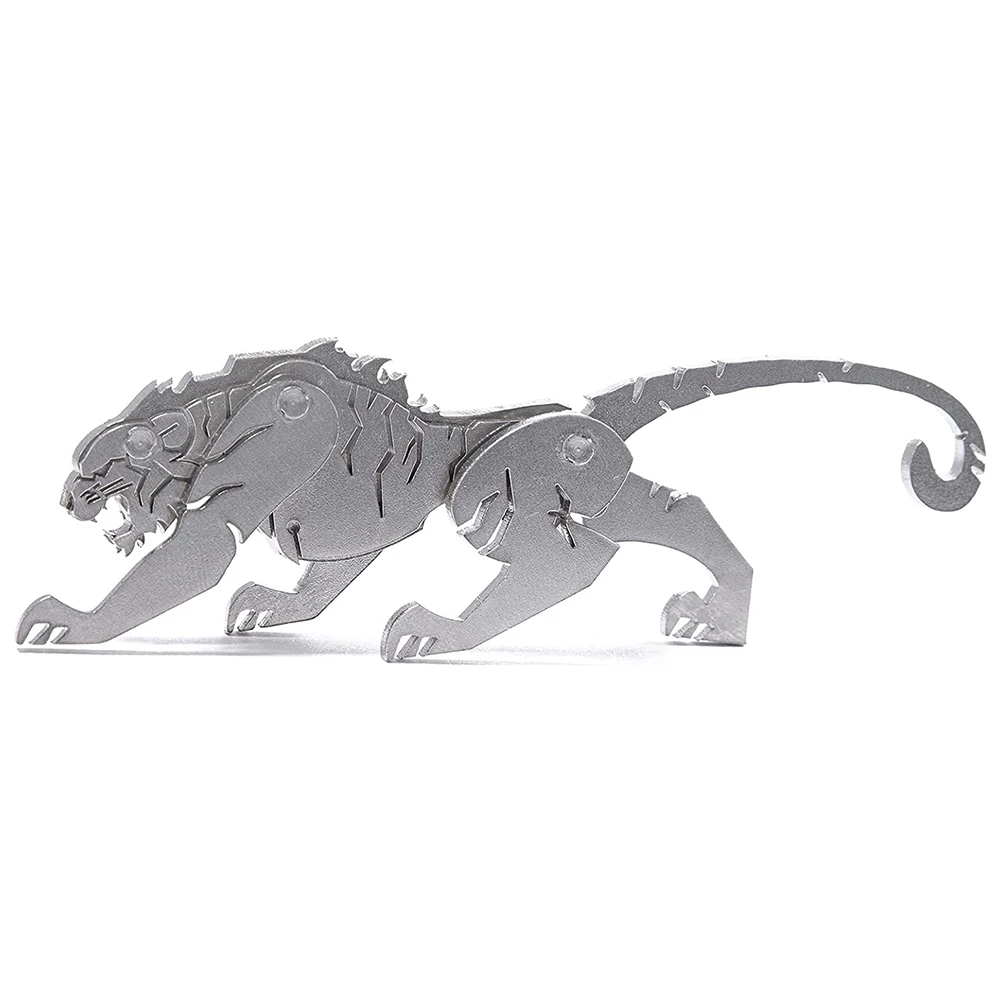 

Металлический 3D-Пазл «Тигр» на Рождество, набор для самостоятельной сборки, Съемные 3D головоломки для взрослых, украшение для стола