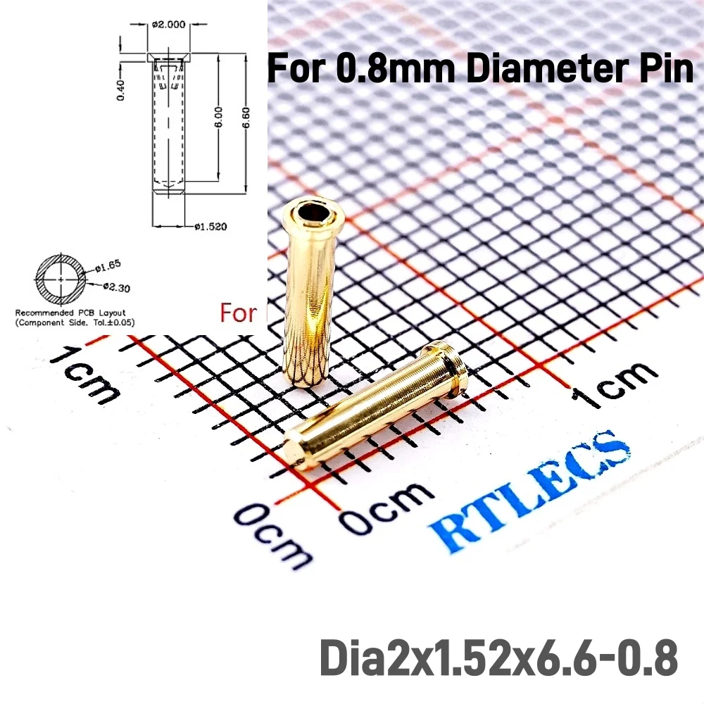 

5 шт. Контактное гнездо RTLECS PSxx диаметром 0,5-2,0 мм