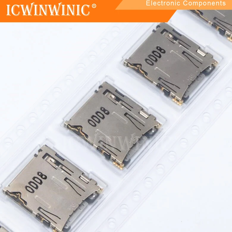 5 шт. DM3AT-SF-PEJM5(21) Держатель карты microSD памяти TF